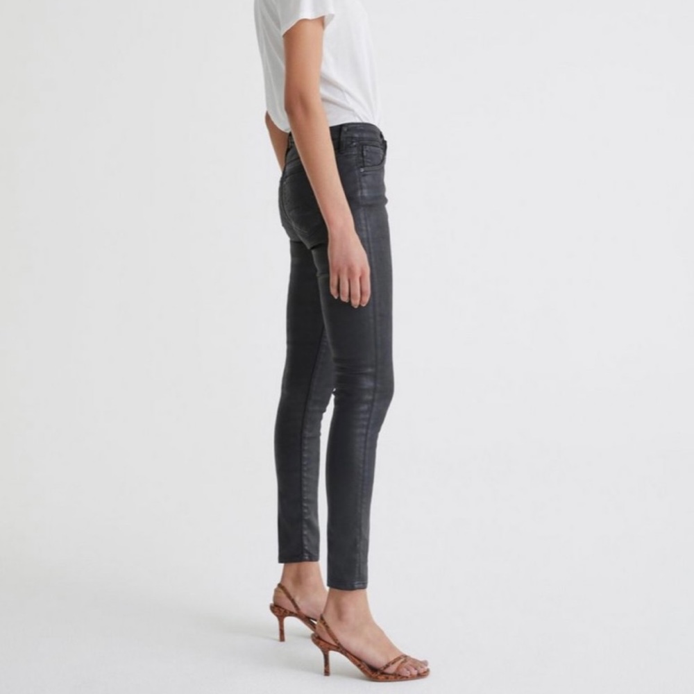 AG Super Skinny Legging Ankle in Leatherette 25R - Picture 5 of 14